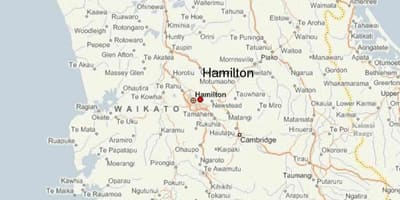 რუკა hamilton ახალი ზელანდია